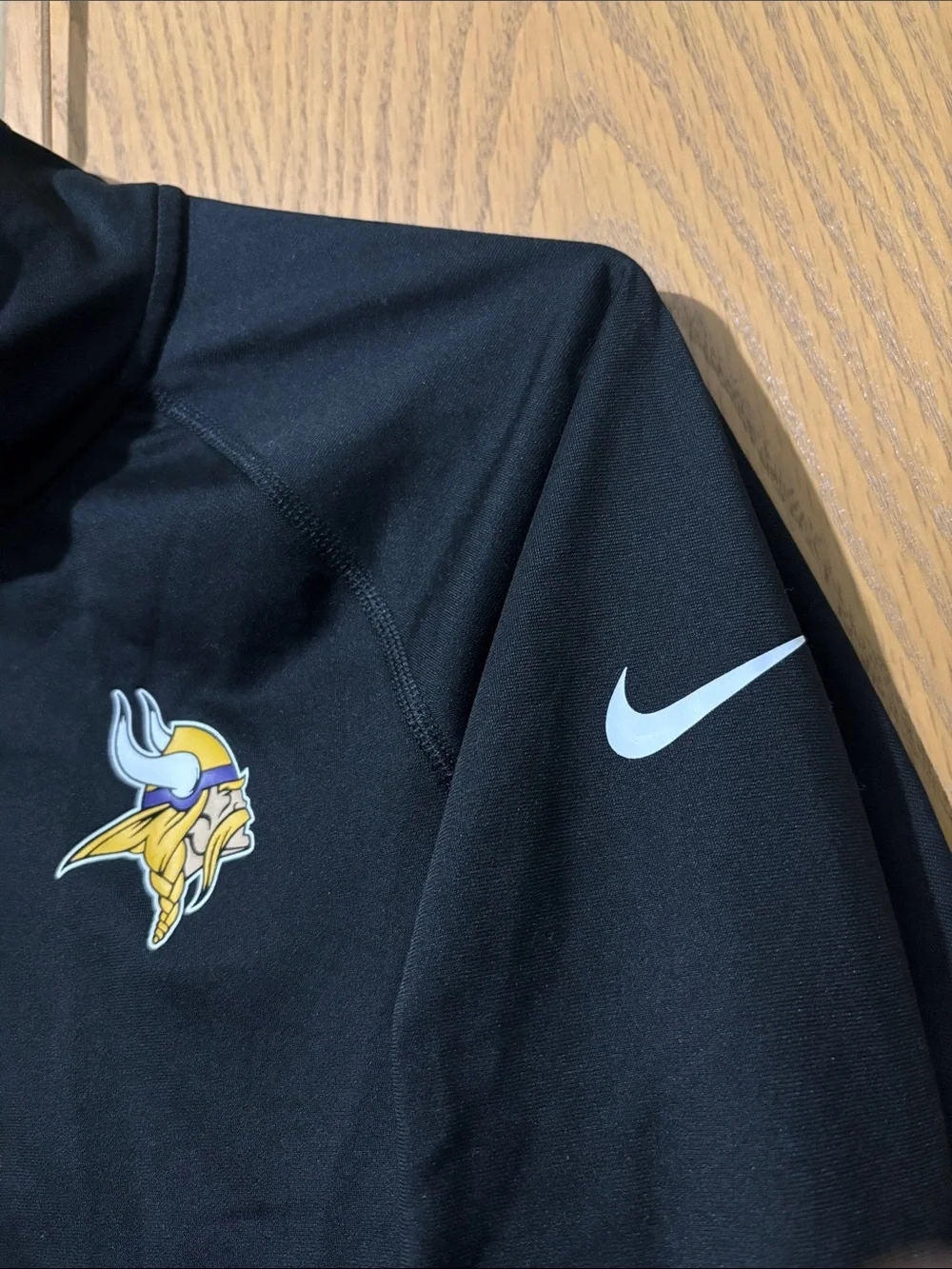 Minnesota Vikings Nike Black Womens XS Quarter-Zip Pullover dri-fit